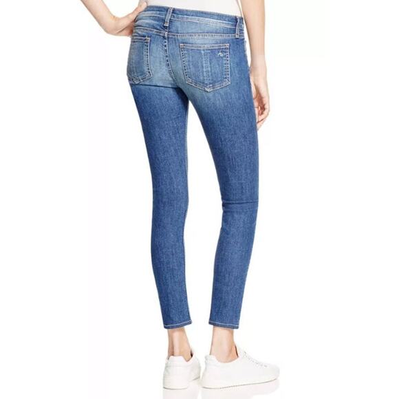 Rag & Bone Capri Ankle Jeans Rae Medium Wash Size 28 - Picture 5 of 13